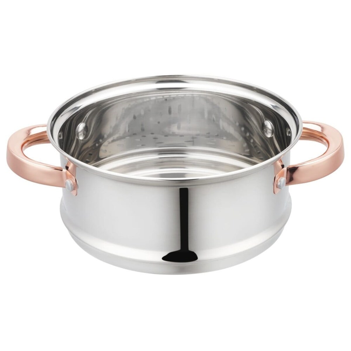 Zestaw garnków do gotowania na parze 18cm 3 elementy Parowar Rose Gold KLAUSBERG