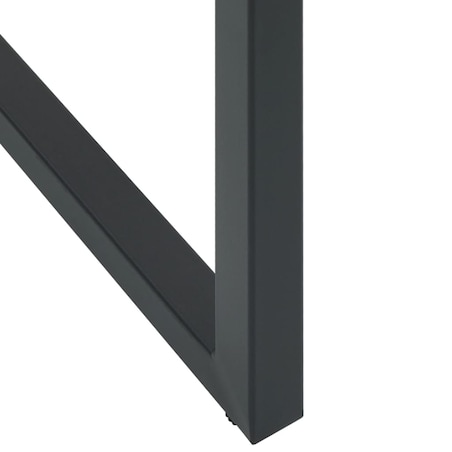 vidaXL Stołki barowe, 4 szt., czarne, 38x38x80 cm, malowana stal