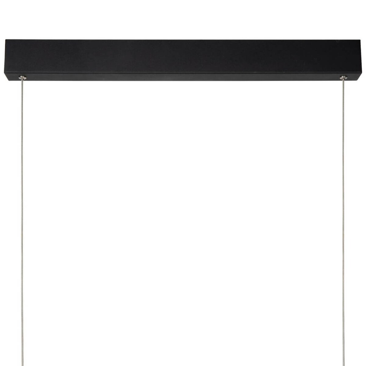 Wisząca lampa ledowa Raya listwa 36W czarna prostokątna