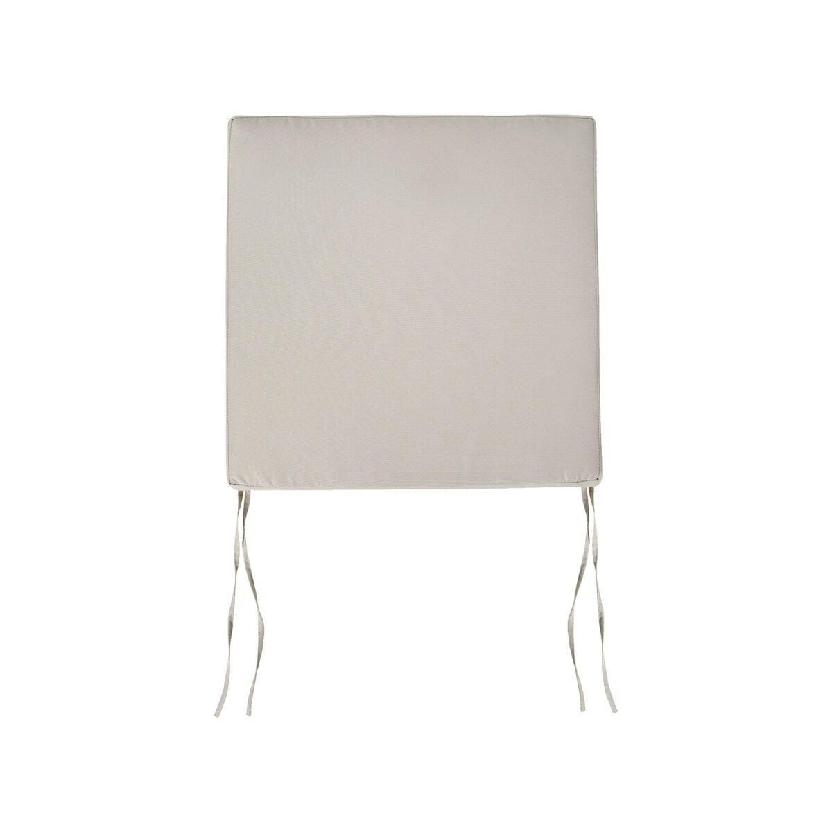 Zestaw 8 poduszek na krzesło ogrodowe SASSARI PREMIUM 46 x 46 cm Beżowoszary