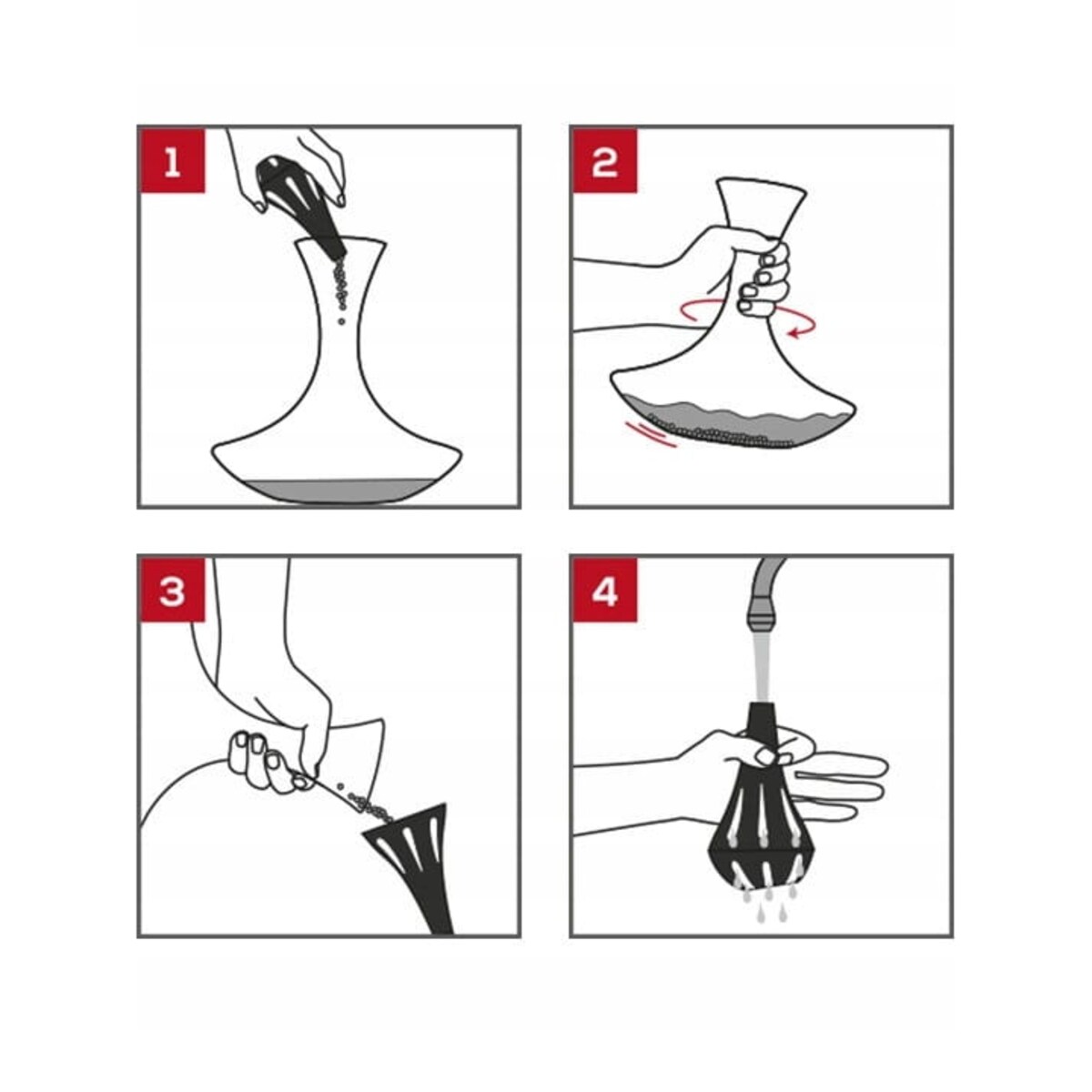 Kulki do czyszczenia dekanterów, Peugeot