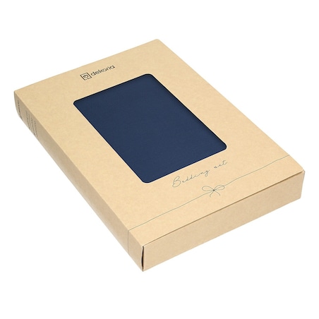 Pościel z satyny bawełnianej Denim 220x200 cm, 220x200 cm