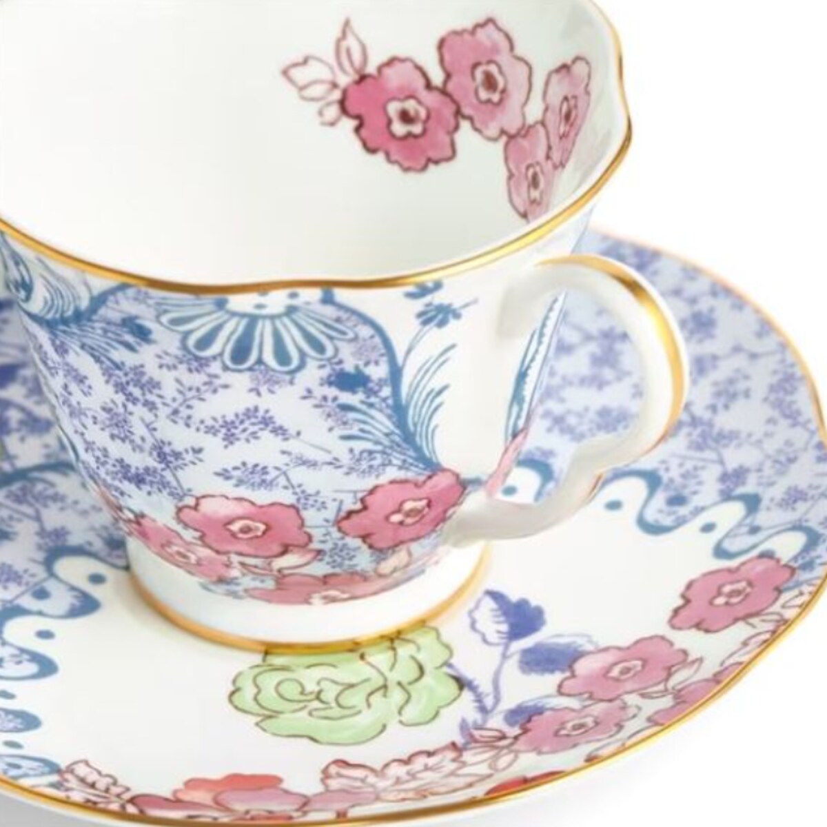 Filiżanka do herbaty ze spodkiem Blossom Butterfly Bloom Wedgwood