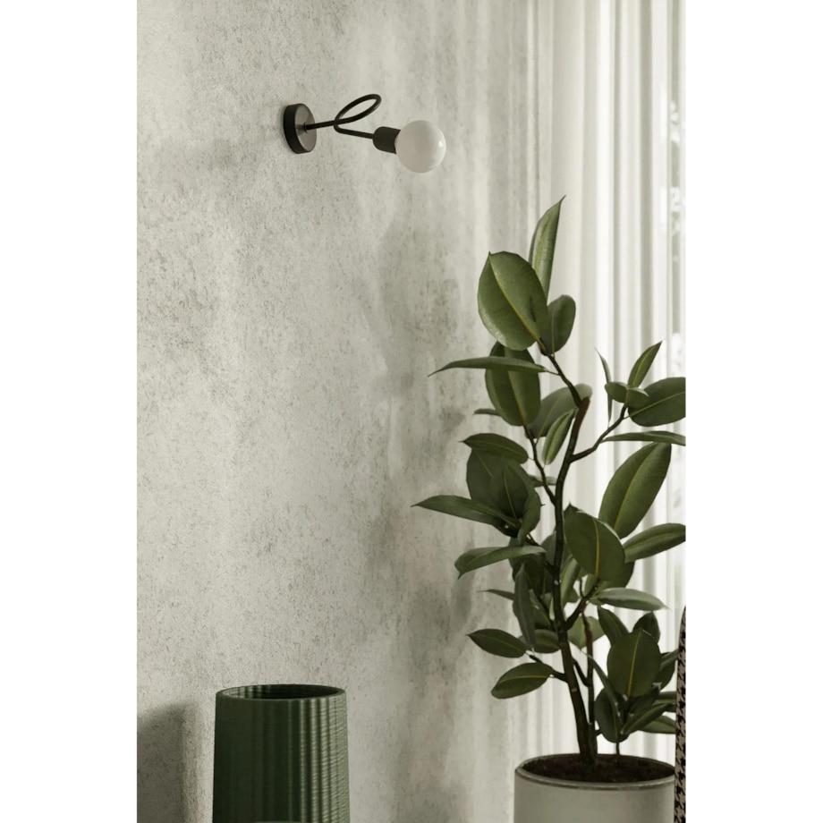 Kinkiet SUPEŁ czarny