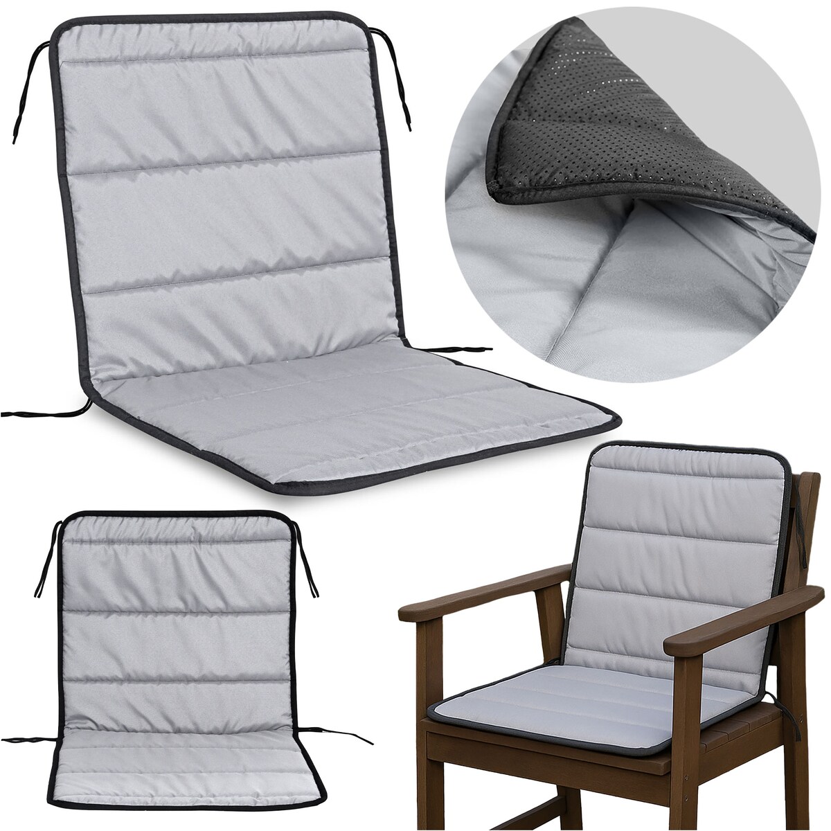 Poduszka Pikowana Z Pianki Wodoodporna Na Ławkę Krzesło Leżak 50X50X50 Cm