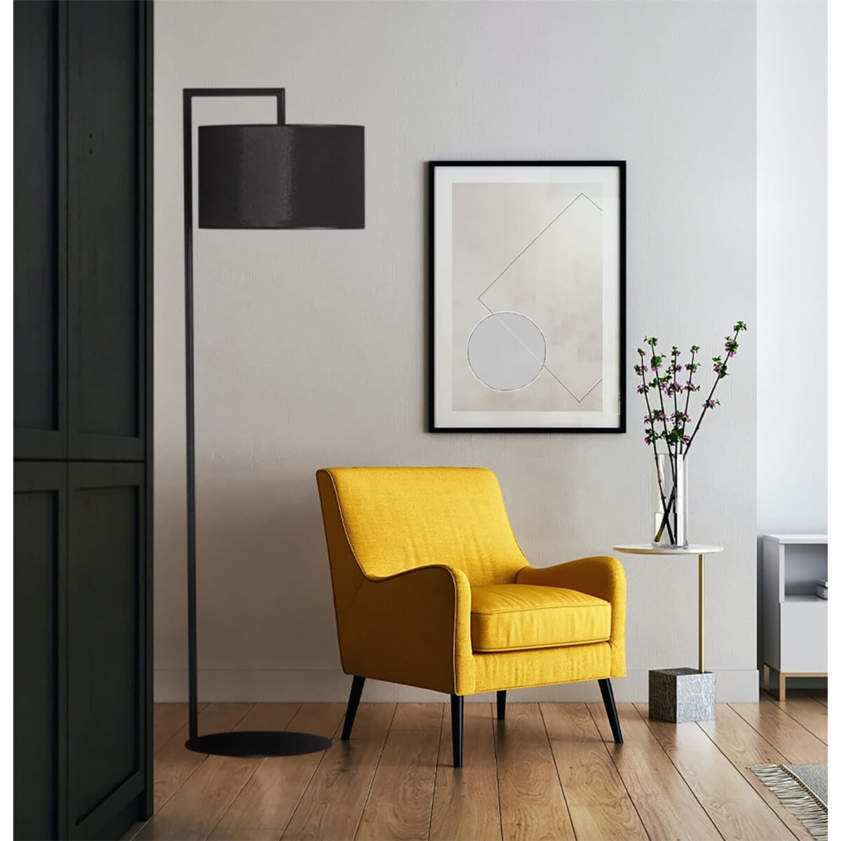 Lampa podłogowa K-4323 z serii SIMONE BLACK