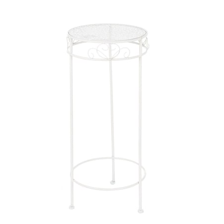 Kwietnik Daisy 70cm white, ⌀30 x 70 cm