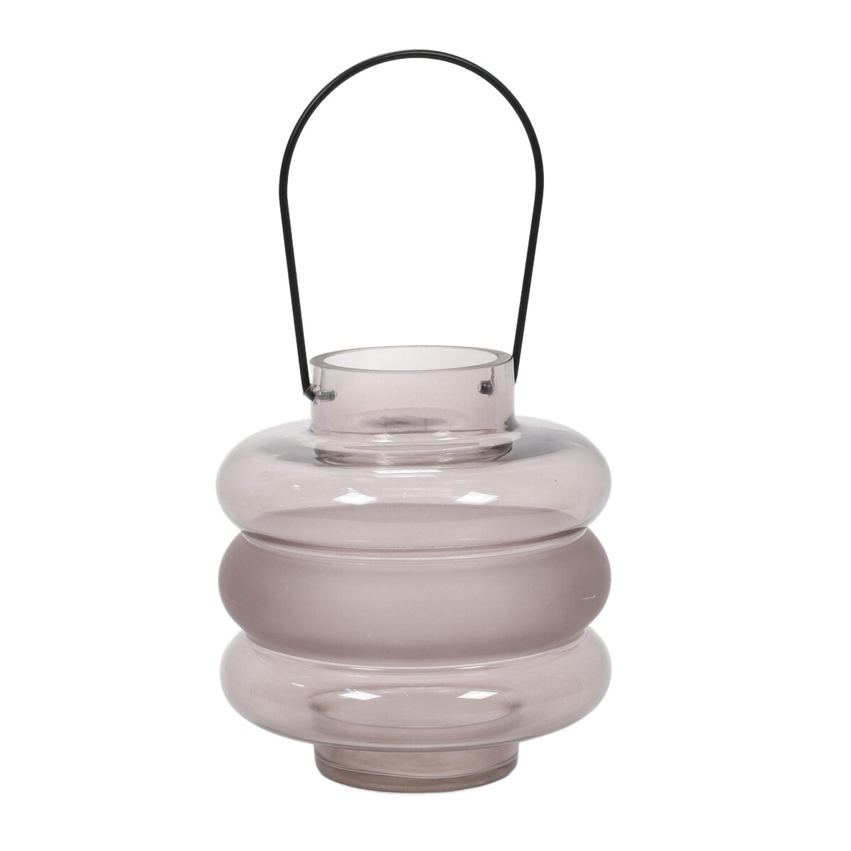 Szklany lampion na świeczkę, 20 cm