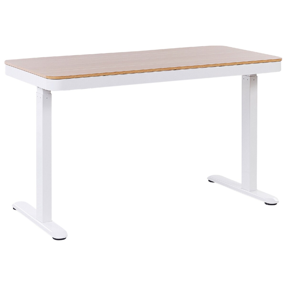Biurko regulowane Elektryczny 120 x 60 cm Jasne drewno KENLY