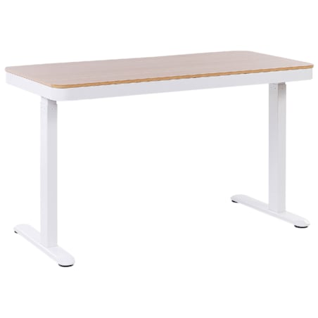 Biurko regulowane Elektryczny 120 x 60 cm Jasne drewno KENLY
