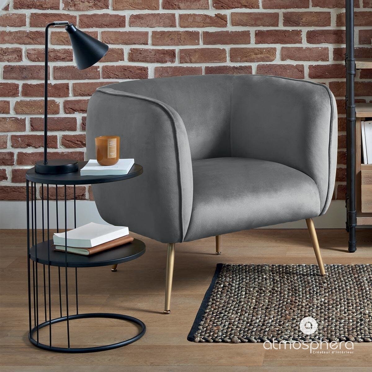 Stolik kawowy KOBU, 2 poziomy, Ø 36 cm