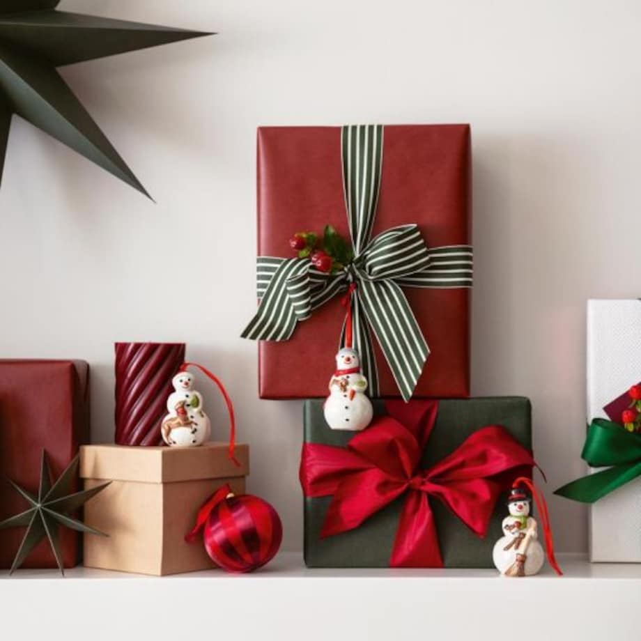 Zestaw 3 ozdób choinkowych Bałwanki Nostalgic Ornaments Villeroy & Boch