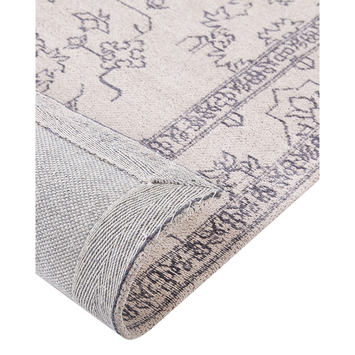 Dywan bawełniany 80 x 300 cm beżowy GOLLER