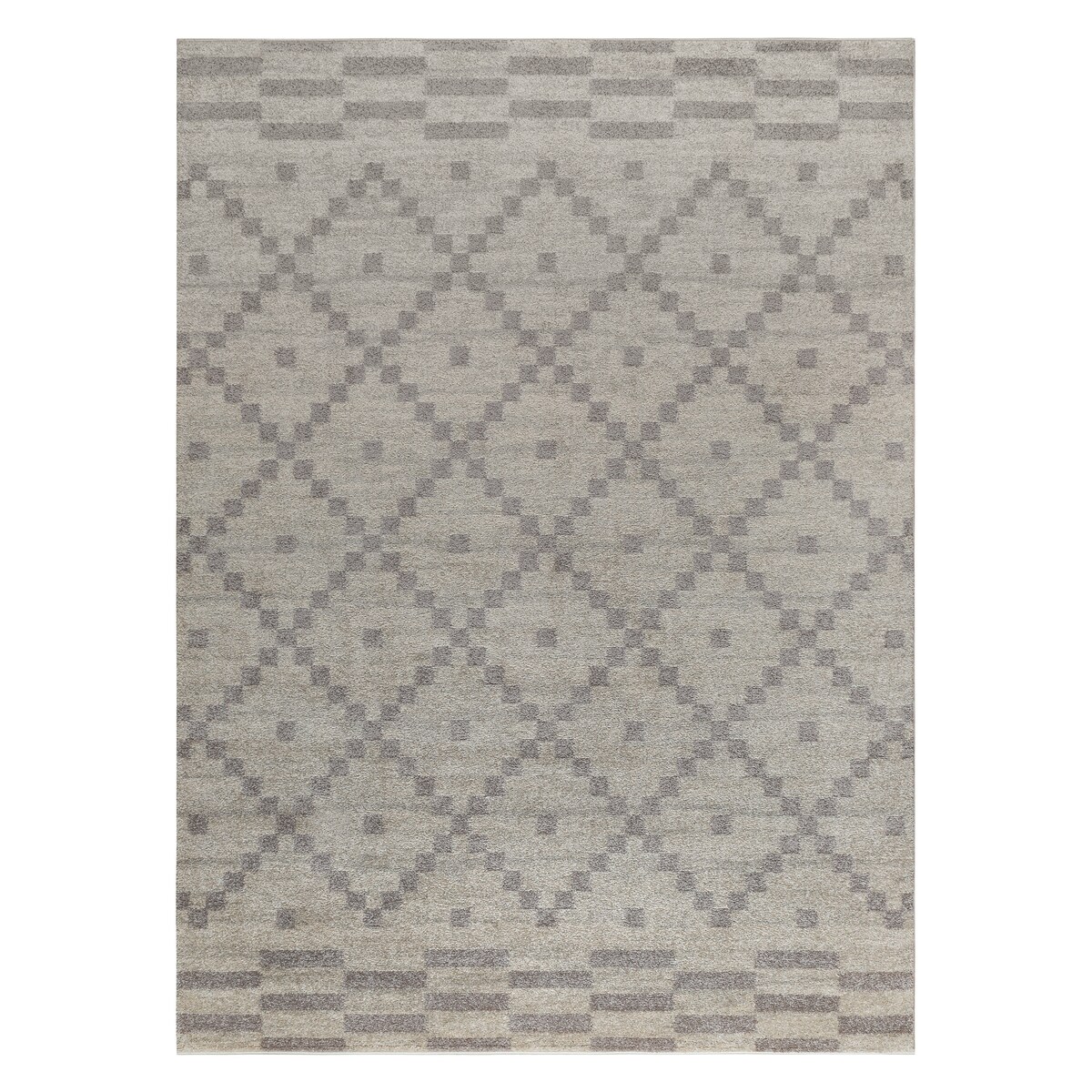 Dywan SOFT 8047 RUTA BOHO krem / jasny brąz 120x170 cm | home&you