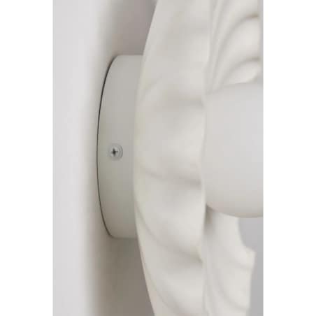 Kinkiet, lampa ścienna z betonu z kulą szklaną Sery
