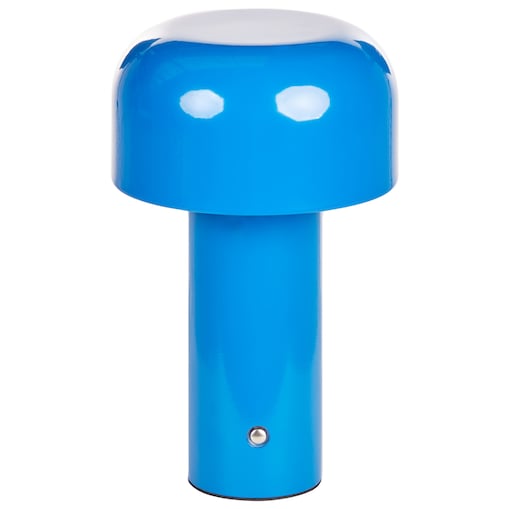 Bezprzewodowa lampa stołowa LED BESOS Ze ściemniaczem Metal Niebieski