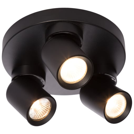 Plafon Light Prestige Pointa czarny 3 x GU10 1 szt.