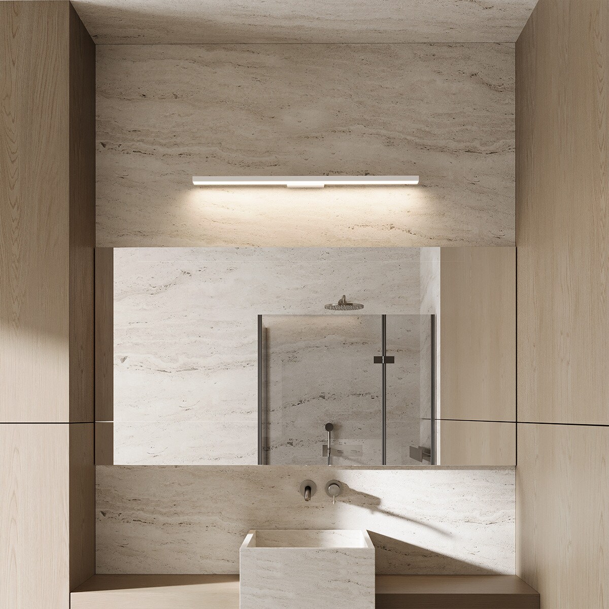 Kinkiet Light Prestige Aqua biały LED CCT 3000K/4000K/6000K (regulowana) 1 szt.