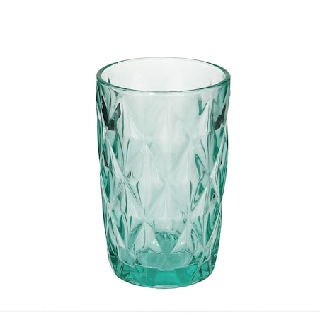 Szklanka Basic Turquoise 350ml, ⌀8 x 12,5cm