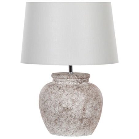 Lampka nocna ceramiczna beżowa MAREB