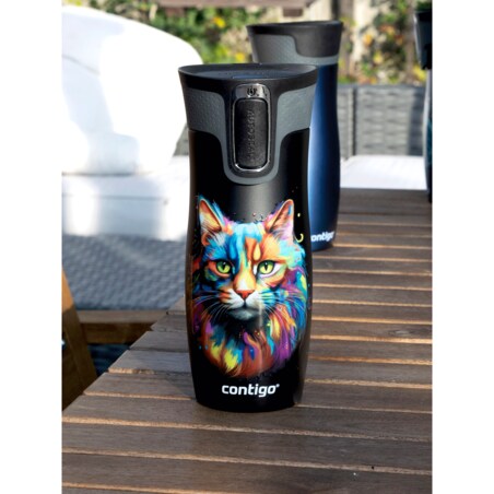 Kubek termiczny Contigo West Loop 2.0 470ml - czarny - Kot