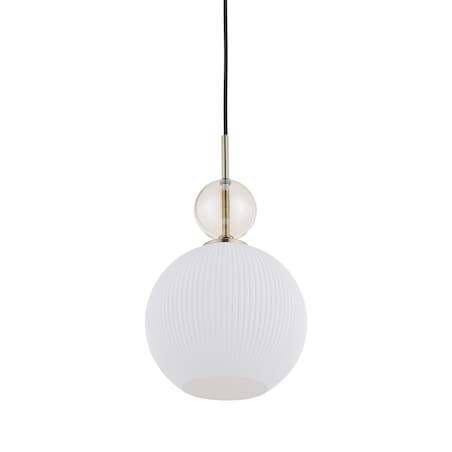 Lampa Wisząca Tk Lighting Sophia Big E27 Biały Klosz Koniakowa Kulka