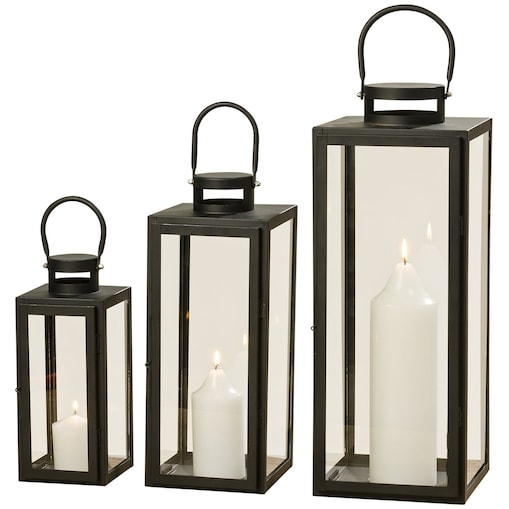 Latarnia dekoracyjna do wnętrz ARANA, 30 - 53 cm