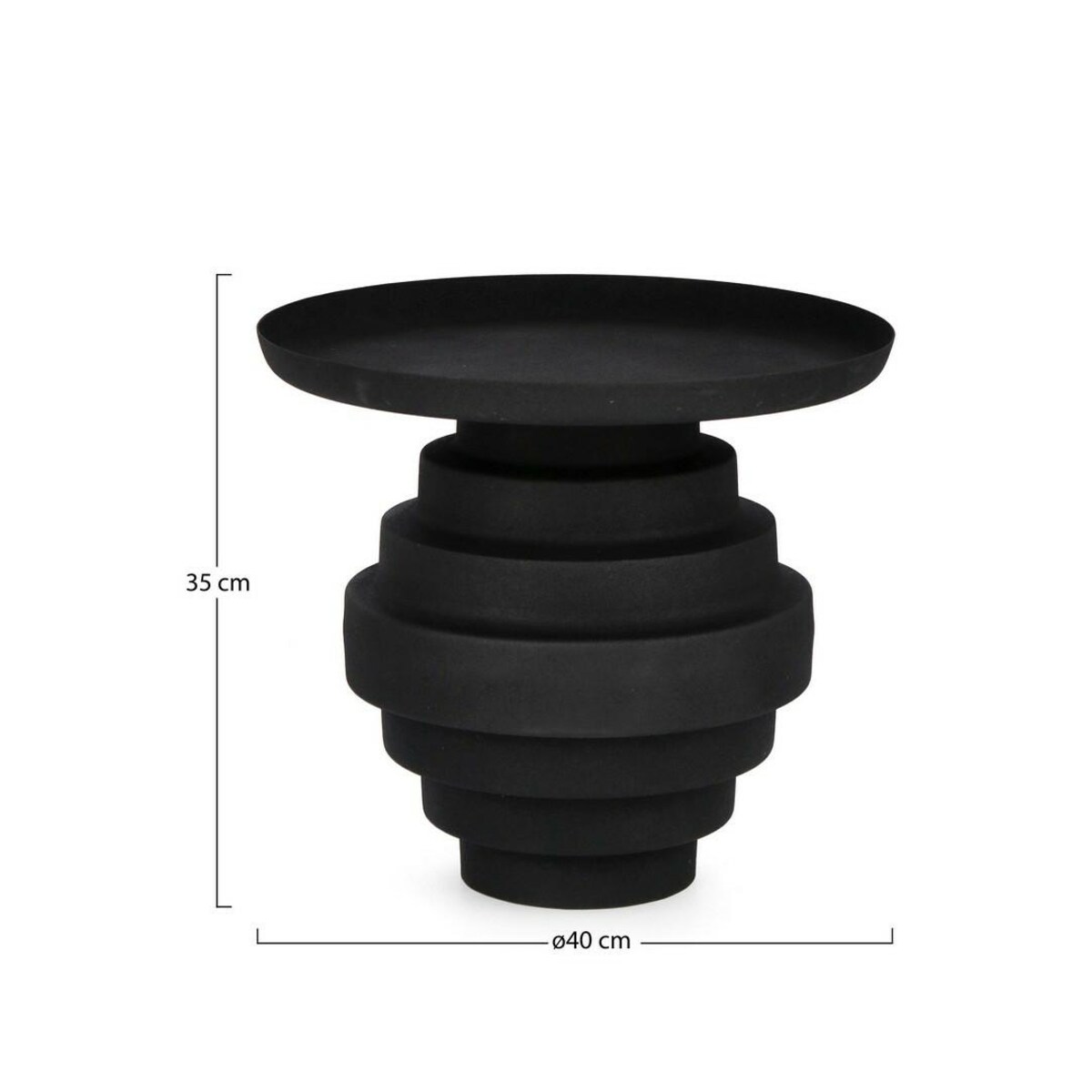 BIZZOTTO stolik kawowy AMBA 40 czarny