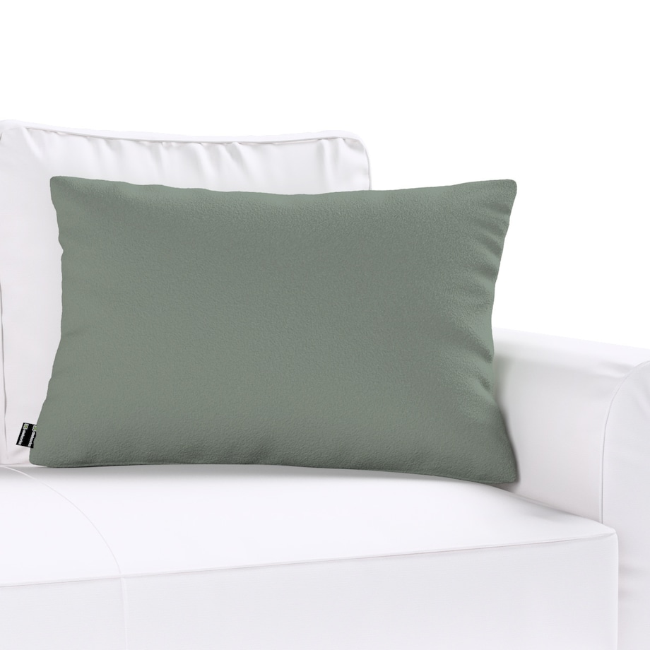 Poszewka Kinga na poduszkę prostokątną 60x40 zielona bukla
