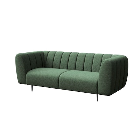 Shel 3-osobowa sofa - ciemnozielona