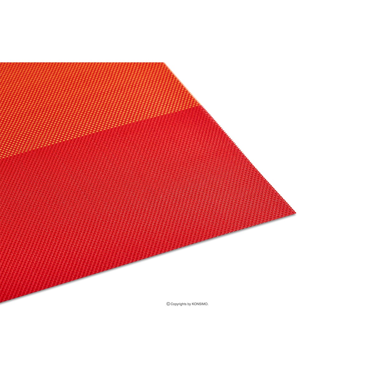 Konsimo LARUS Zestaw podkładek 4szt., czerwony/pomarańczowy