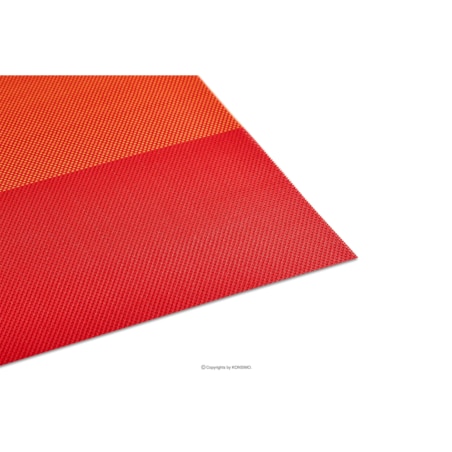 Konsimo LARUS Zestaw podkładek 4szt., czerwony/pomarańczowy