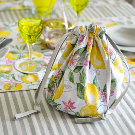 Chlebaczek z motywem cytryn Lemonade & Stripes