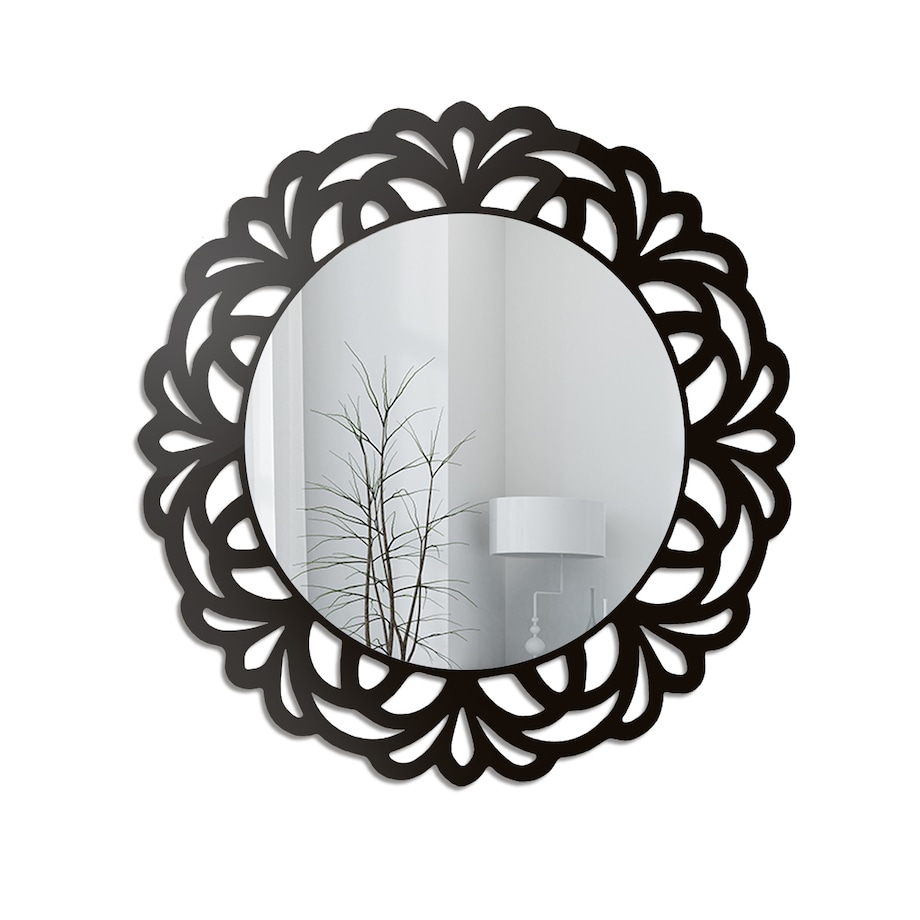 Dekoracyjne lustro w ażurowej ramie mdf - IDALIA