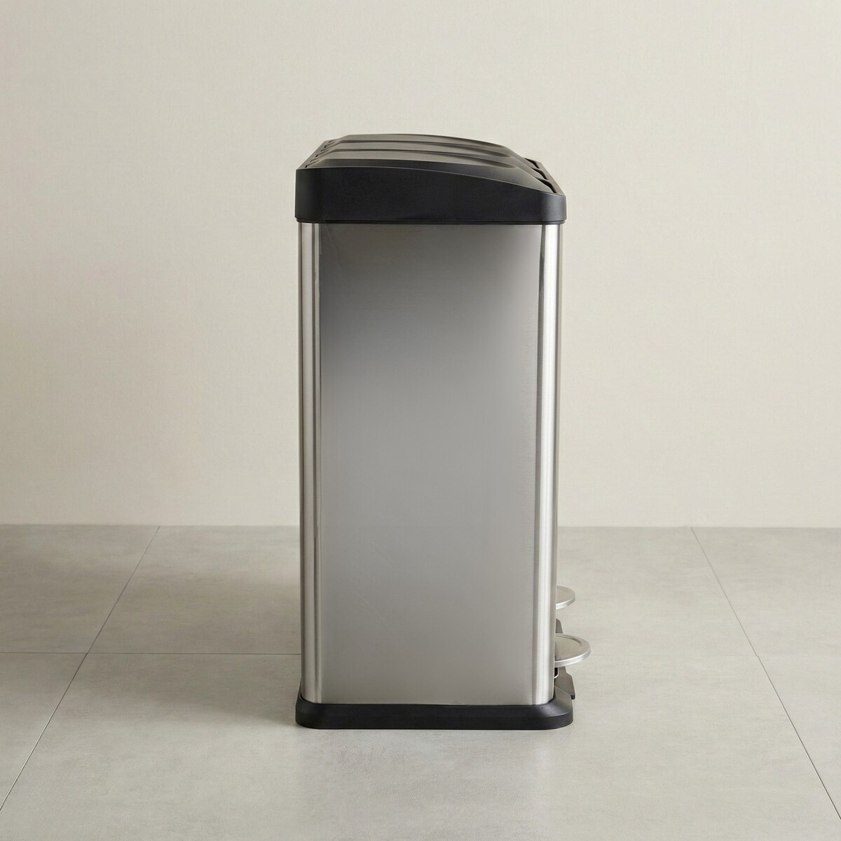 Trzykomorowy kosz do segregacji śmieci ESLI, 60 l