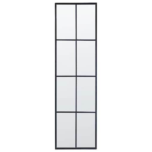 Lustro ścienne CAMON 38 cm 132 cm Metal Czarny