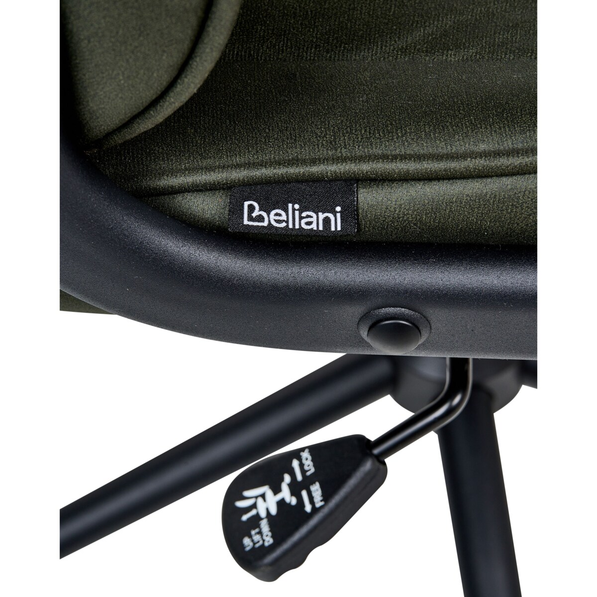 Krzesło biurowe Obrotowy REBEL Ciemnozielony