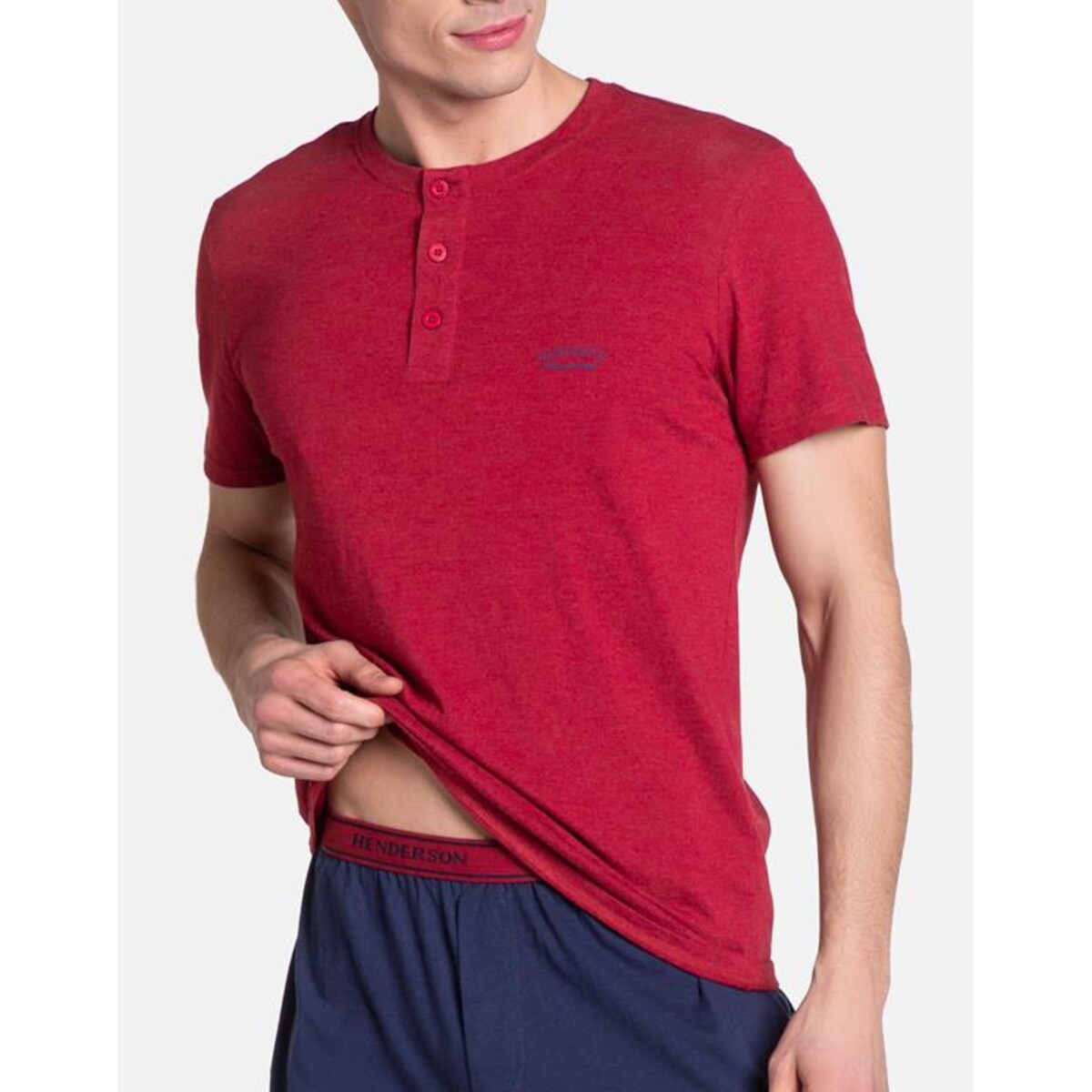 Piżama Dune 38879-33X Czerwono-Granatowa Czerwono-Granatowy, XXL