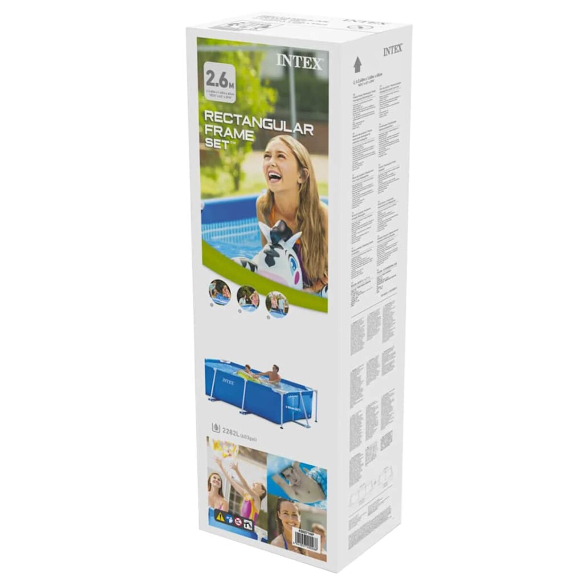 Intex Basen Rectangular Frame, 260 x 160 x 65 cm, 28271NP