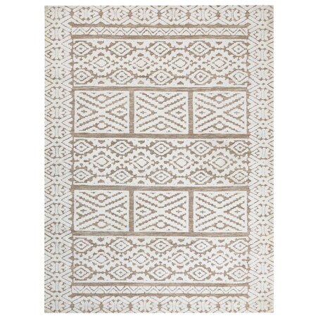 Dywan 300 x 400 cm złamana biel z beżowym GOGAI