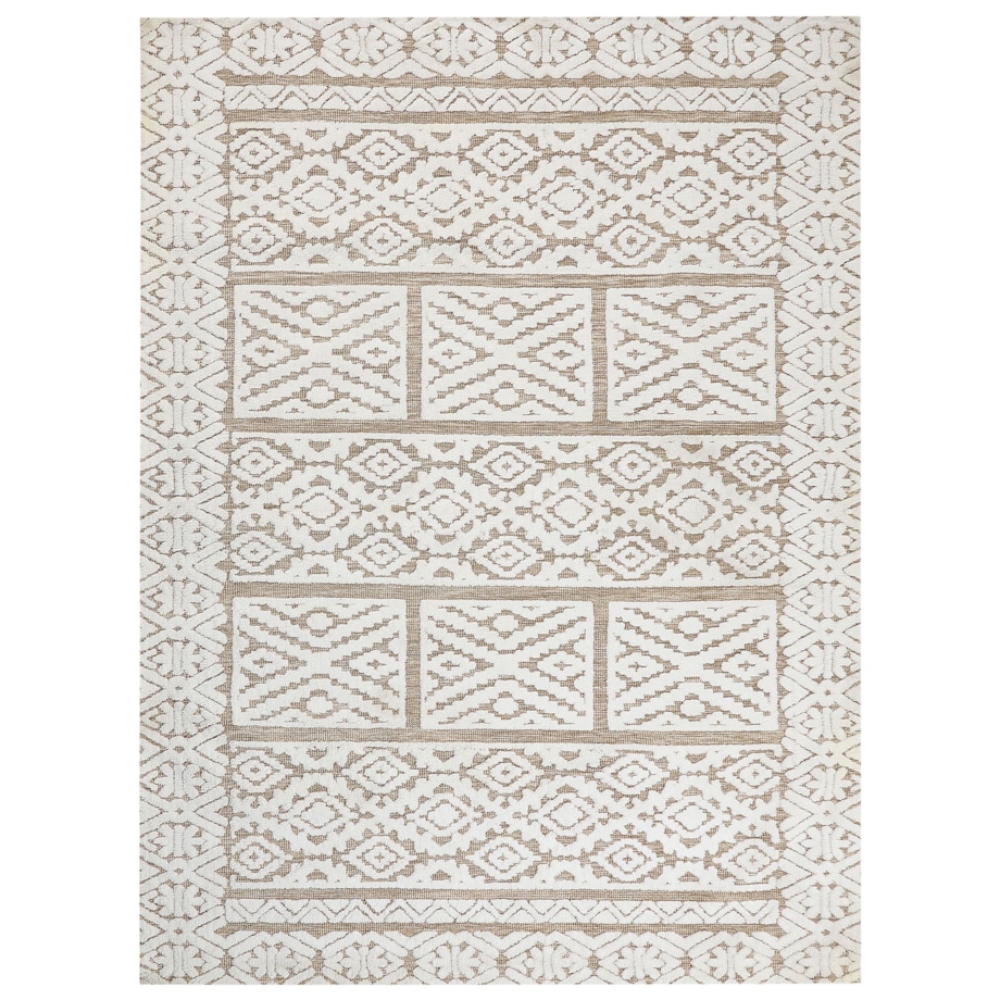 Dywan 300 x 400 cm złamana biel z beżowym GOGAI