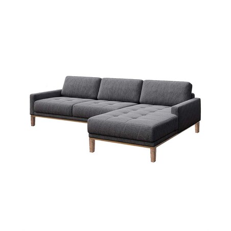 Sofa narożna Musso - ciemnoszara