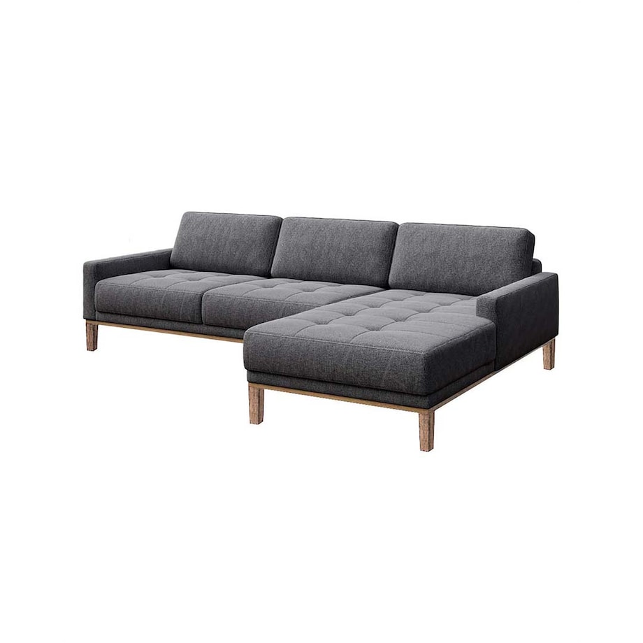 Sofa narożna Musso - ciemnoszara