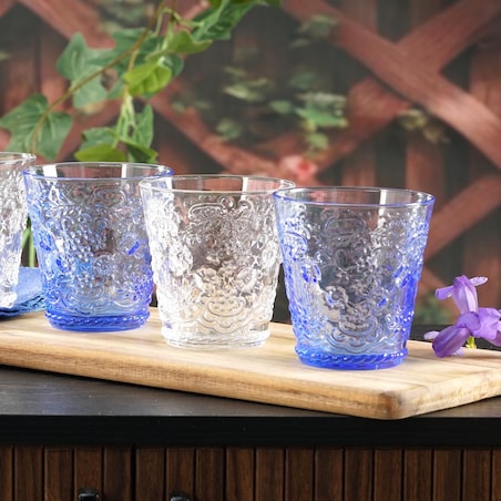 VILLA ITALIA Szklanka niebieska kobaltowa 270 ml ABELLA