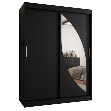 Szafa przesuwna MILO 150 czarny