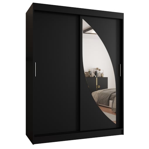 Szafa przesuwna MILO 150 czarny