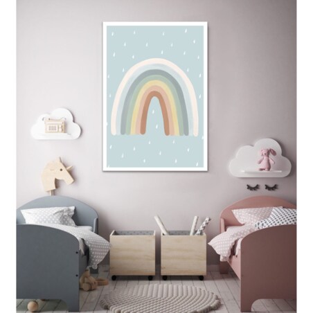 Poster Story, Plakat, Obraz - Bajkowa Tęcza, wymiary 50 x 70 cm