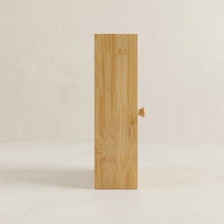 Wisząca szafka na klucze KIZU, 19 x 27 x 6 cm, bambus