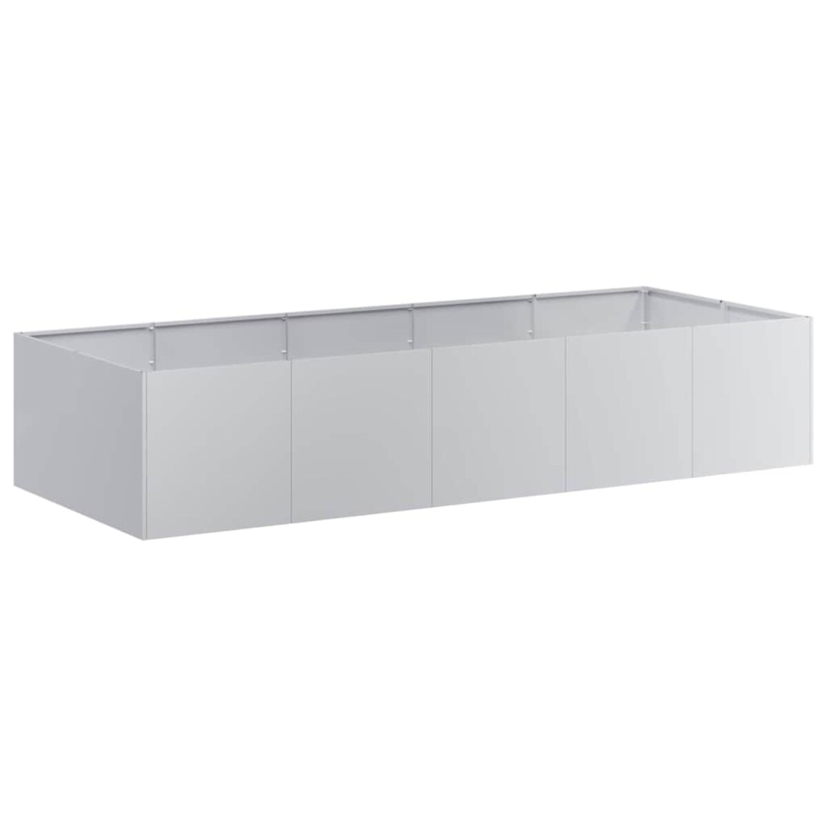 vidaXL Doniczka 200x80x40 cm Stal ocynkowana