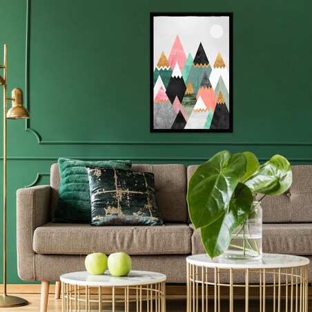 Poster Story, Plakat, Obraz - Pastelowe Góry, wymiary 70 x 100 cm